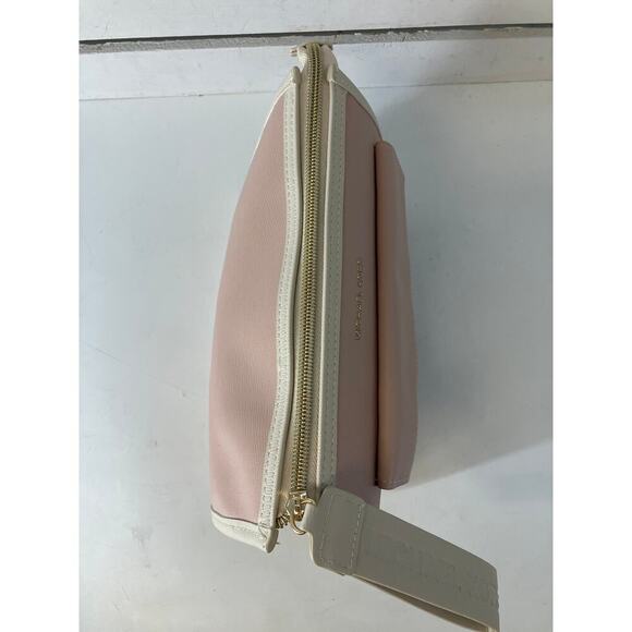 MICHAEL KORS, SMALL PINK, WHITE CLUTCH WRISTLET - Picture 7 of 16